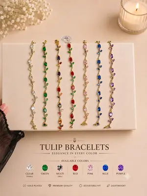1 Pc Modern Design Gold Plated Chain Bracelet