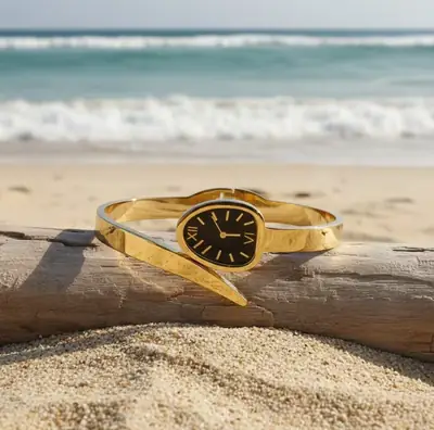 1 Pc Gold Plated Kara Bangle thumbnail 3