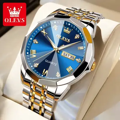 Original Quartz Watch for Man Waterproof Stainlesssteel