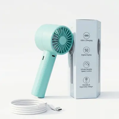 Portable Rechargeable Fan thumbnail 2