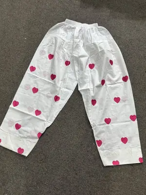 2 Pcs Women's Stitched Cotton Embroidered Shirt And Trouser thumbnail 2