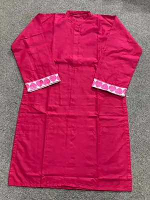 2 Pcs Women's Stitched Cotton Embroidered Shirt And Trouser thumbnail 3