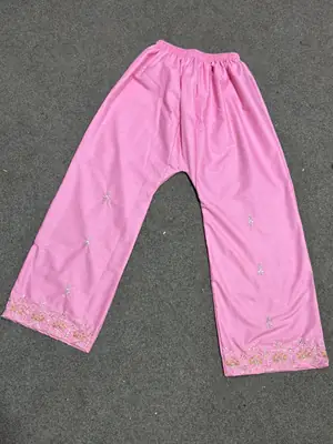 2 Pcs Women's Stitched Cotton Embroidered Shirt And Trouser thumbnail 4