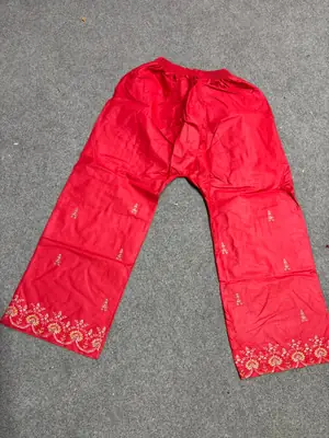 2 Pcs Women's Stitched Cotton Embroidered Shirt And Trouser thumbnail 3