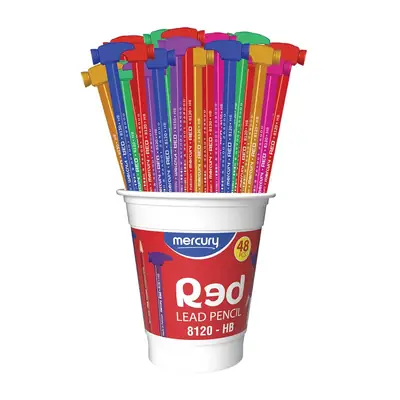 Mercury Red 8120 Color Cups – 48 Pcs Jar