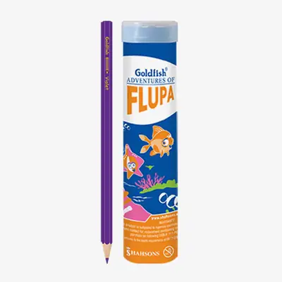 12 FULL PENCILS COLOR TIN GOLD FISH