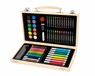 70 Pcs Kids Coloring & Drawing Kit_Art Set For Kids