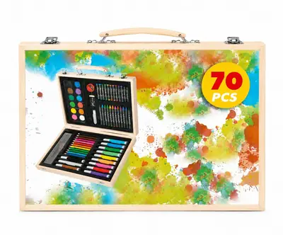 70 Pcs Kids Coloring & Drawing Kit_Art Set For Kids thumbnail 2