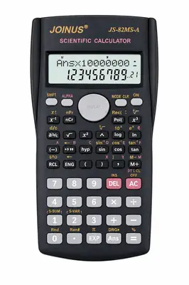 JOINUS Scientific Calculator JS-82MS-A | 240 Functions, 10+2 Digits, 2-Line Display thumbnail 2