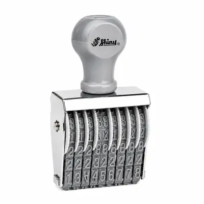 Shiny N-58 8 Digit Numbering Stamp – Manual Number Stamp for Office, Invoice & Receipt Books thumbnail 2