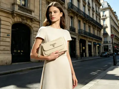 Women's PU Leather Plain Clutch