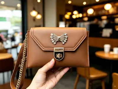 Women's PU Leather Plain Shoulder Bag