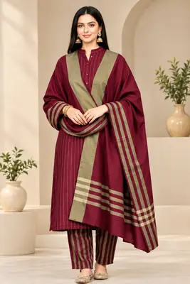 Winter Collection 3 Pcs Women's Unstitched Khader stuff