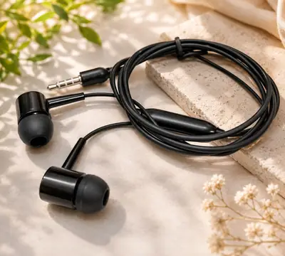 Super Bass Wired Earphones Black thumbnail 3