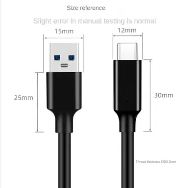 Charging Cable 1  C type best quality  thumbnail 4