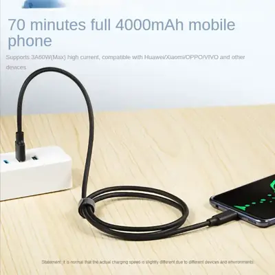 Charging Cable 1  C type best quality  thumbnail 5