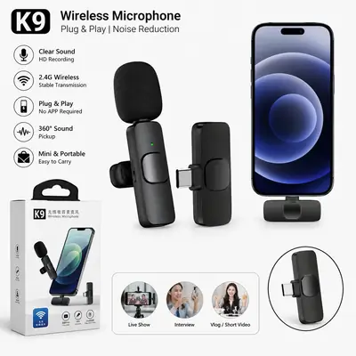 Black Advanced Noise Cancellation For Any Environment 9 Microphone