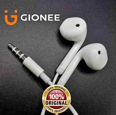 Gionee Wired Earphones White ABS Plastic 65cm