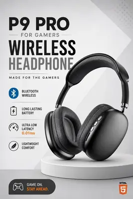 P9 Wireless Headphones thumbnail 2
