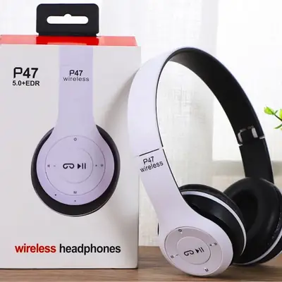 P47 Wireless Bluetooth headphones Premium Quality 