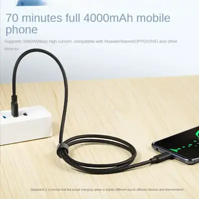 Type C Fast Charging Cable Best Quality  thumbnail 3
