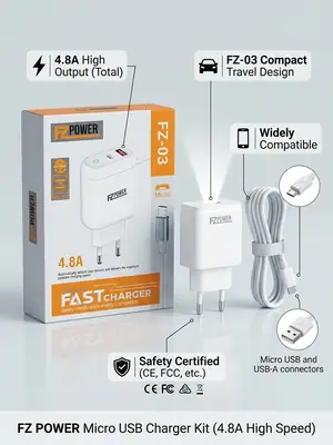FZ POWER 4.8A Fast Charger 