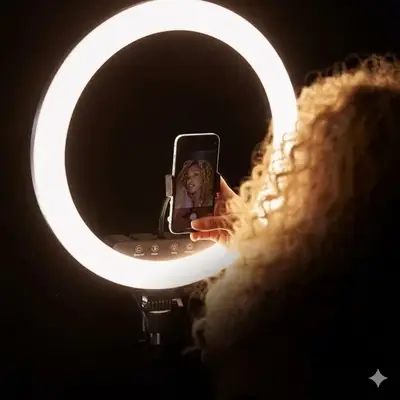 Portable Ring Light Without Stand thumbnail 2
