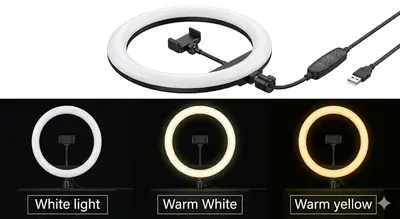 Portable Ring Light Without Stand thumbnail 3