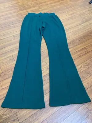 1 Pc Women's Stitched Cotton Jersey Plain Bell Bottoms thumbnail 2