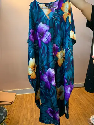 1 Pc Women's Stitched Silk Printed Maxi
