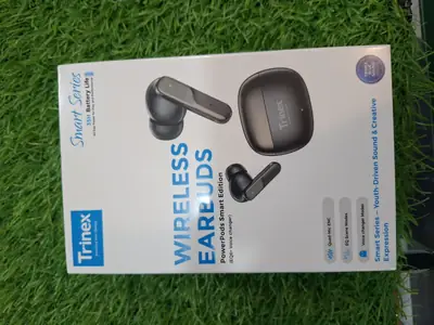 Trinex PowerPods Smart Edition Wireless Earbuds TWS Bluetooth Earbuds With Mic, 35H Long Battery Life, Voice Changer, Smart Sound, Clear Calls, In-Ear Handsfree For Gaming, Music & Daily Use thumbnail 2