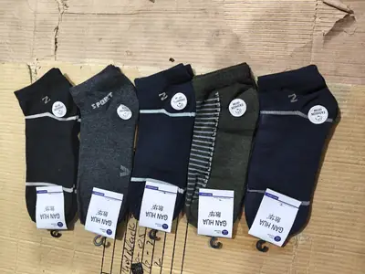 Men's Cotton Ankle Length, Easy To Wear, Easy To Wash, Formal Wear Ankle Socks Pack Of 10 thumbnail 2