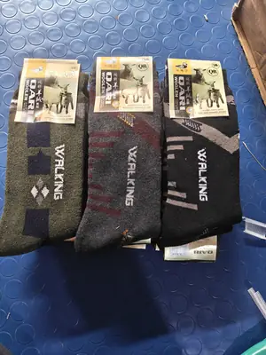Men's Thermal Fleece Crew Length, Easy To Wear, Easy To Wash, Formal Wear Woolen Thermal Socks 12 thumbnail 6