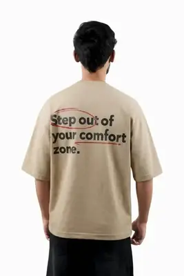 Men's 210g Oversized Graphic T-Shirt – Breathable Fabric, Drop Shoulder, Classic Fit
