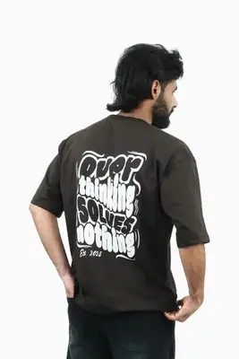 Men's 200g Cotton Printed T-Shirt Oversized Fit thumbnail 2