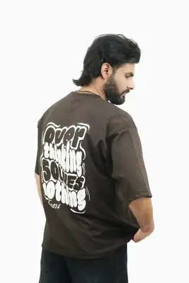 Men's 200g Cotton Printed T-Shirt Oversized Fit thumbnail 3