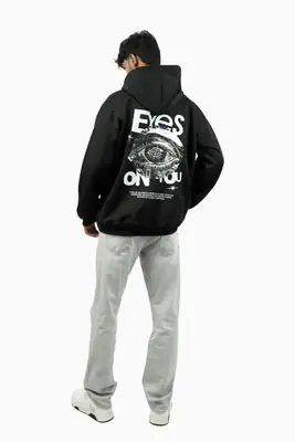 1 Pc Men's Micro Printed Hoodie thumbnail 4