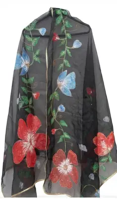 1 Pc Women's Stitched Dupatta