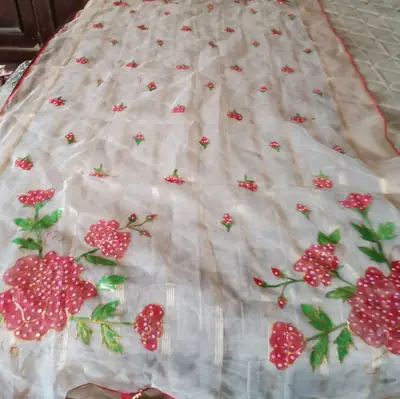 1 Pc Women's Stitched Dupatta thumbnail 2