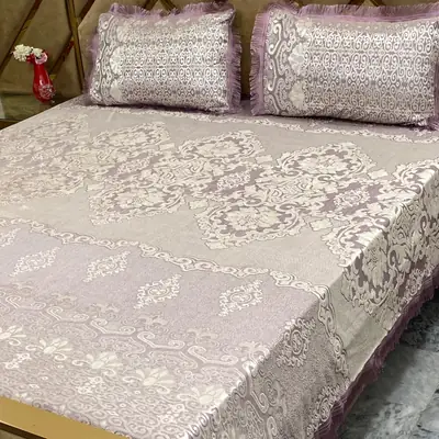 3 Pcs Palachi Printed Double Bedsheet