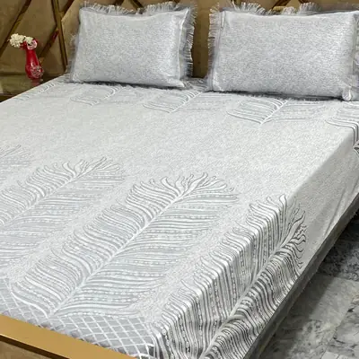 3 Pcs Palachi Printed Double Bedsheet