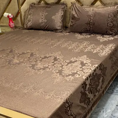 3 Pcs Palachi Printed Double Bedsheet