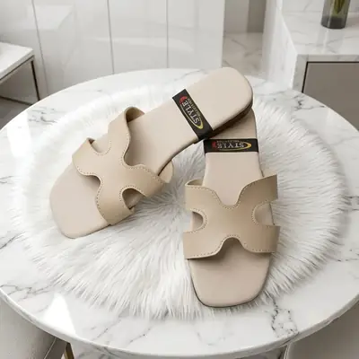 Women's Elegant H Shape Soft Comfort Slippers  thumbnail 6