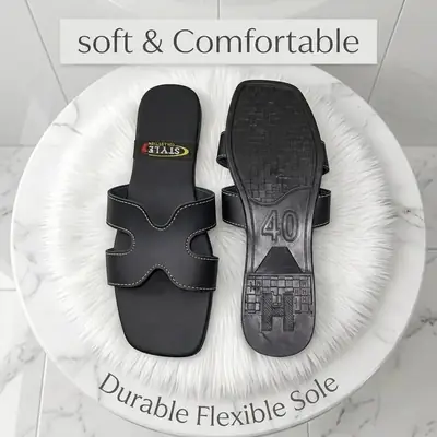 Women's Elegant H Shape Soft Comfort Slippers  thumbnail 5