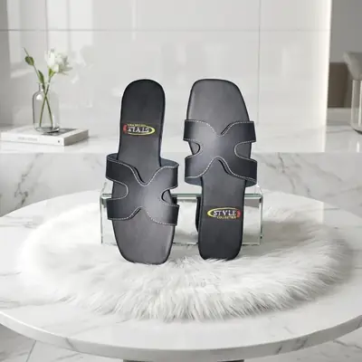 Women's Elegant H Shape Soft Comfort Slippers  thumbnail 9