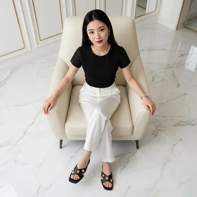 Women's Elegant Cross Strap Casual Flat Slippers 