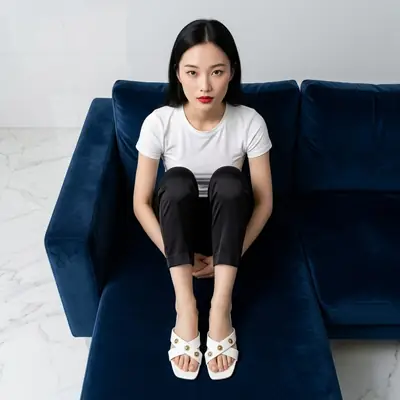 Women's Elegant Cross Strap Casual Flat Slippers 