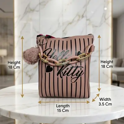 Girl's Kids Trendy Crossbody Bag With Long Strap  thumbnail 3