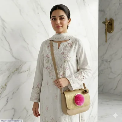 Queen Aura Crossbody Bag Beige PU Leather