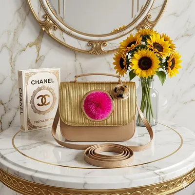 Queen Aura Crossbody Bag Beige PU Leather thumbnail 3